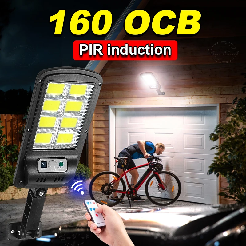 

Powerful 3000 Lumens Solar LED Light Outdoor Solar Lamp With Sensor Solar Garden Light Waterproof Sunlight Wall Yard Street Lamp