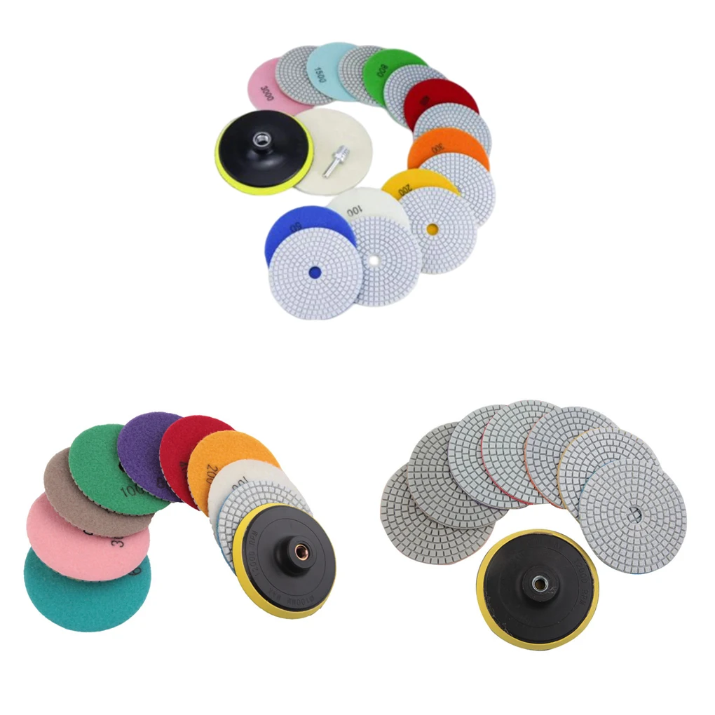 

Diamonds Polishing Pads Water Wet Dry Discs Marbles Concrete Grinding Sheet Polisher Tile Accessories Fittings Type1