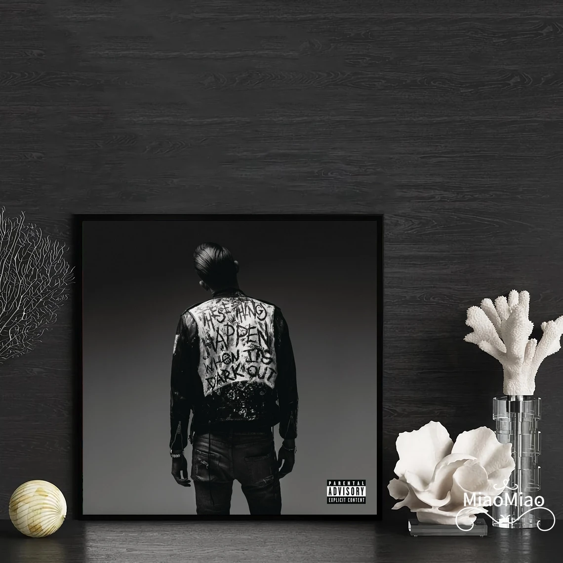 

G-Eazy, постер с изображением музыкального альбома «когда он темнеет», холст, Художественная печать, домашний декор, настенная живопись (без рамки)