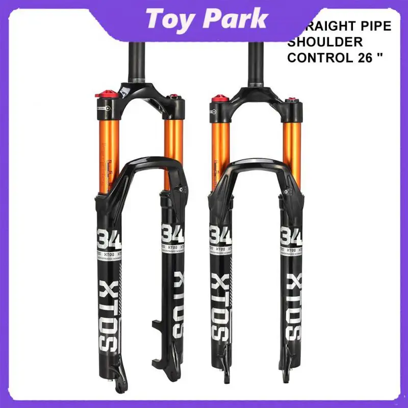 Bicycle Fork Shock Absorbing Forks Light Weight Bike Front Fork Shock Absorption 27.5 Inch Bike Shock Forks Bike Accessories