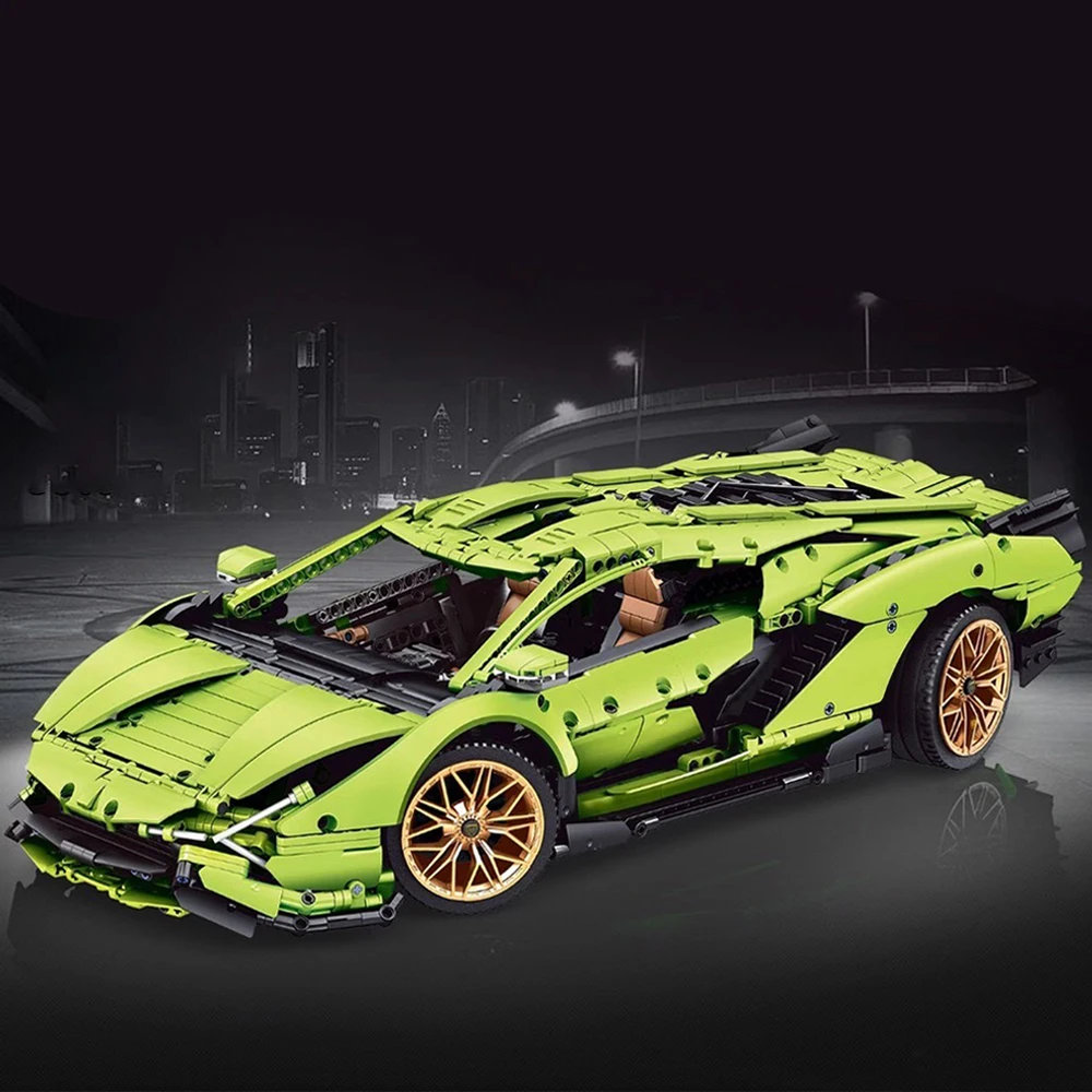 

Креативный эксперт высокотехнологичный город 488 GTE формула гоночный автомобиль SUV RSR 3859 шт. модульный конструктор Moc технические модели игру...