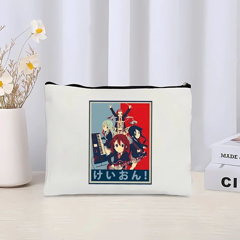 Аниме K-ON косметичка Houkago Tea Time холщовая сумка дорожная складная многоразовая