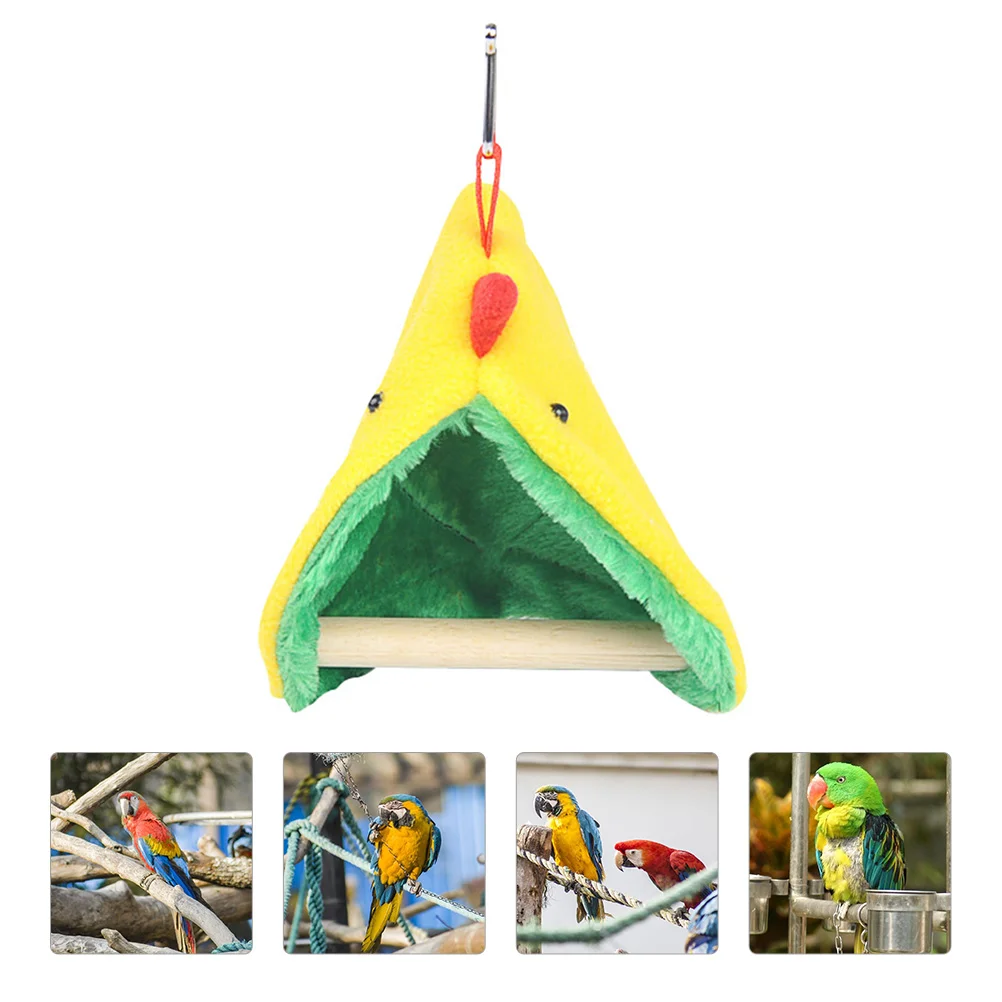 

Bird Hangingparrot Bed Plush Hut Swing Tent Hammock Birds Toybudgie Parakeet Snuggle Warm Pet Standcages Perch Cage Toyscave