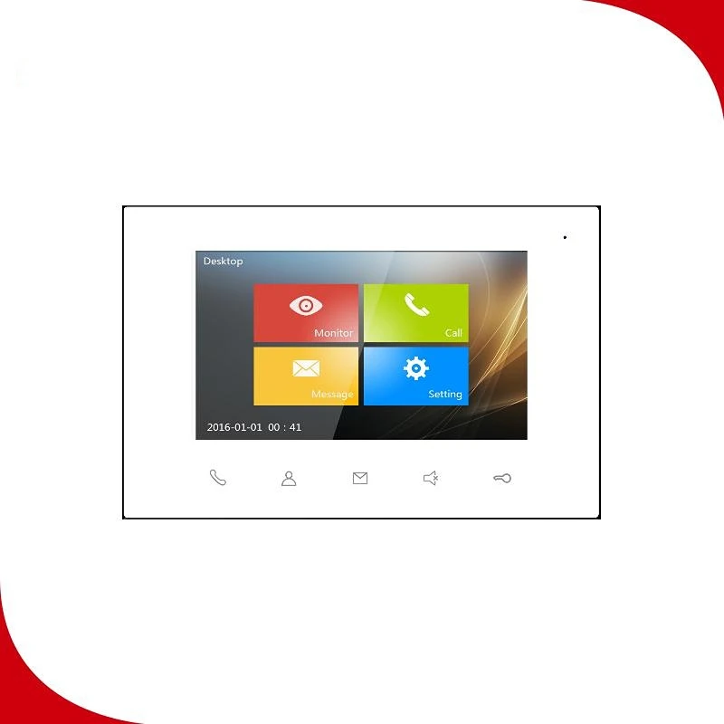 

Villa Building Video intercom, IP video intercom system telephone doorbell, audio video intercom 2 wires Video Door Phone
