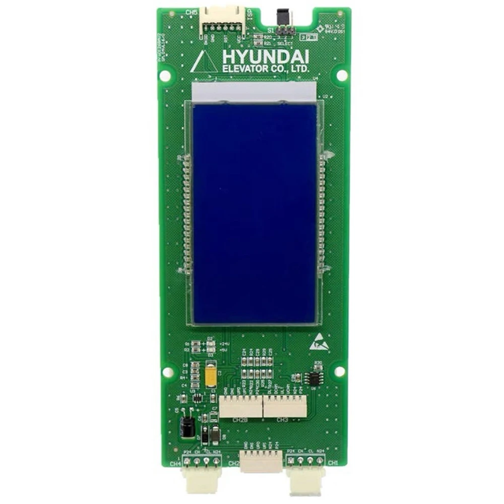 HYUNDAI Elevator LOP HOP LCD PCB Liquid Crystal Display Board HIPD-CAN-LCD YA3N434 1 Piece