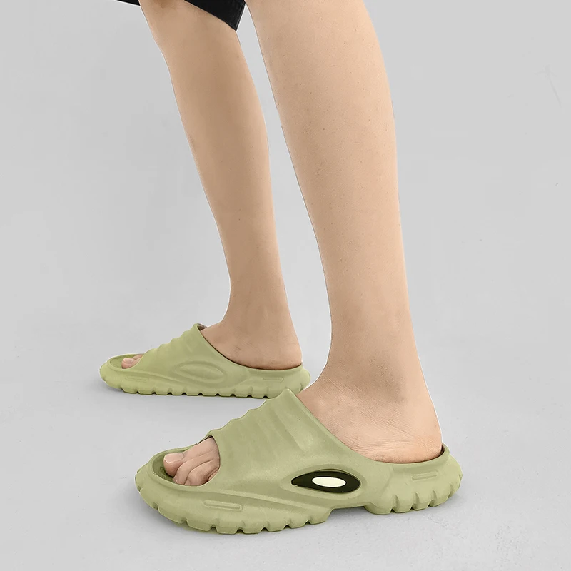

Men Summer Beach Slippers Luxury Brand Outdoor Indoor Eva Soft Flip Flops Fashion Thick Serrated Sole Anti-slip Shoes Big Size