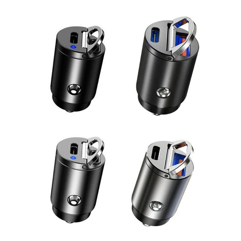 

Dual-Port USB Car Charger Fast Charging Over Temperature for PROTECTION Devices