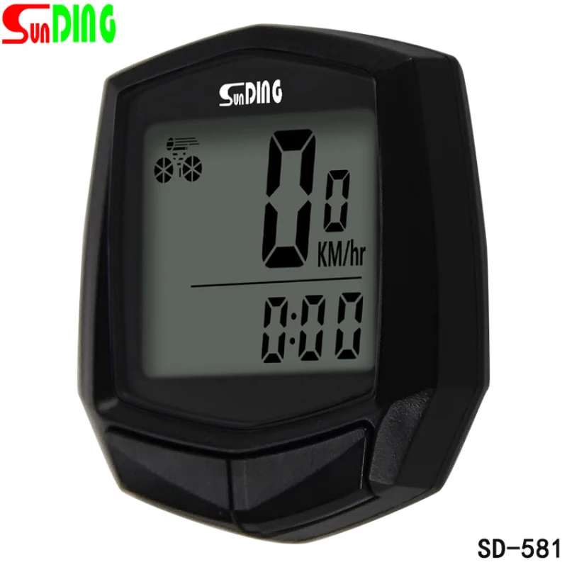 

SD-581 Shundong SUNDING Bicycle Wired Code Table Speedometer Odometer Chinese And English Code Table Bicycle Cycling Comput