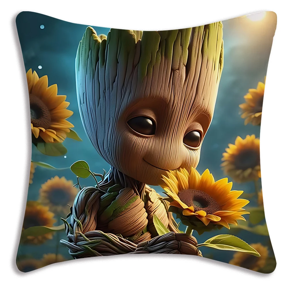 Декоративные наволочки MINISO MarvelS GrootS