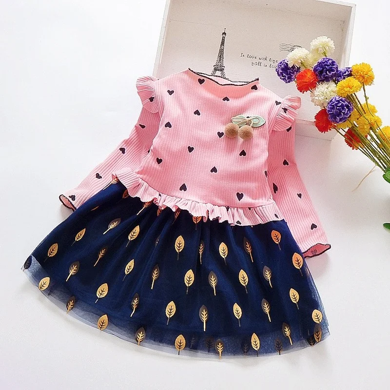 

Girls Dress Long Sleeve Kids Princess Dresses Children Ball Vestidos Girls Dresses Summer Kids Dress for Gir