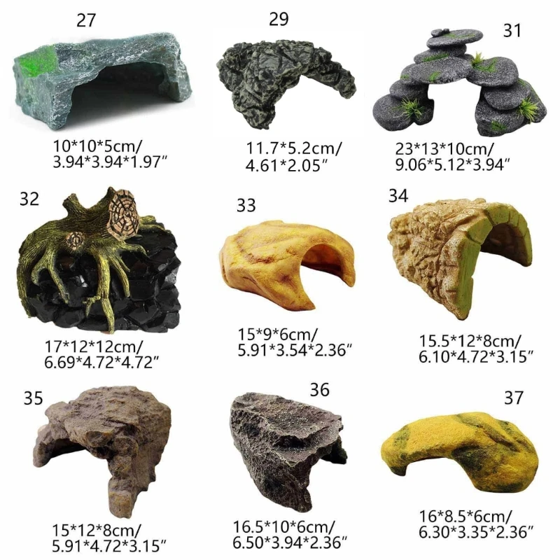 Аквариумы Подводный орнамент Тонущий каменный пещерный дом Укрывающийся