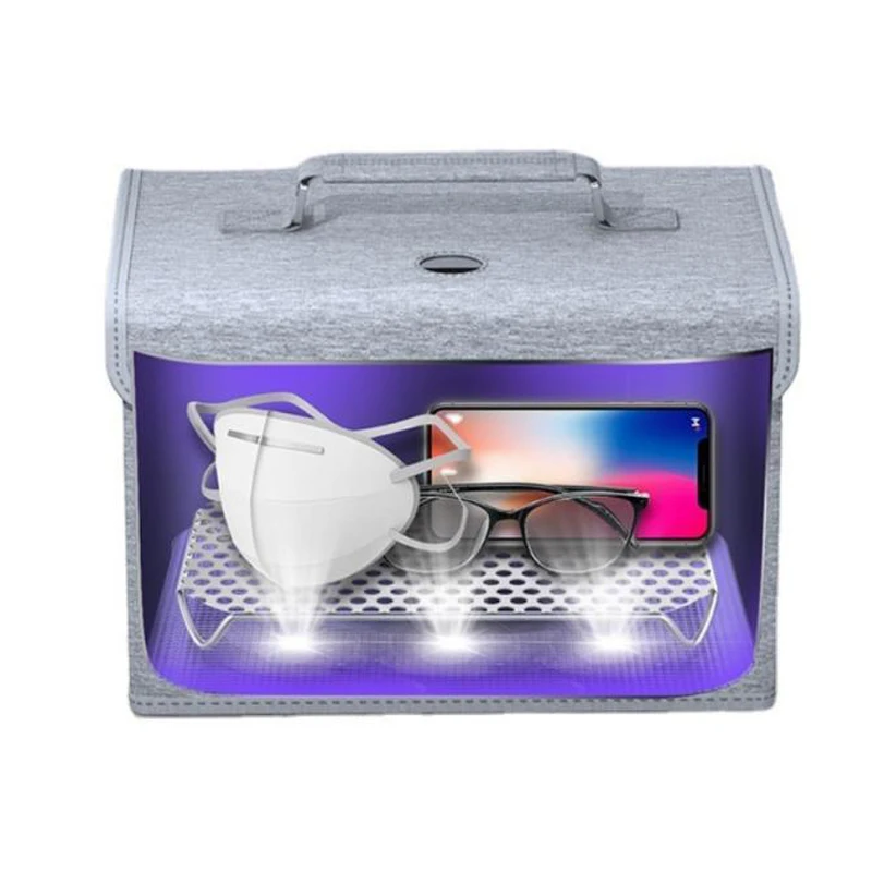 

UV Light Folding Bag, UVC Cleaner Lamp, Portable USB Rechargeable Box For Phone Clothes Baby Products Makeup Brushes