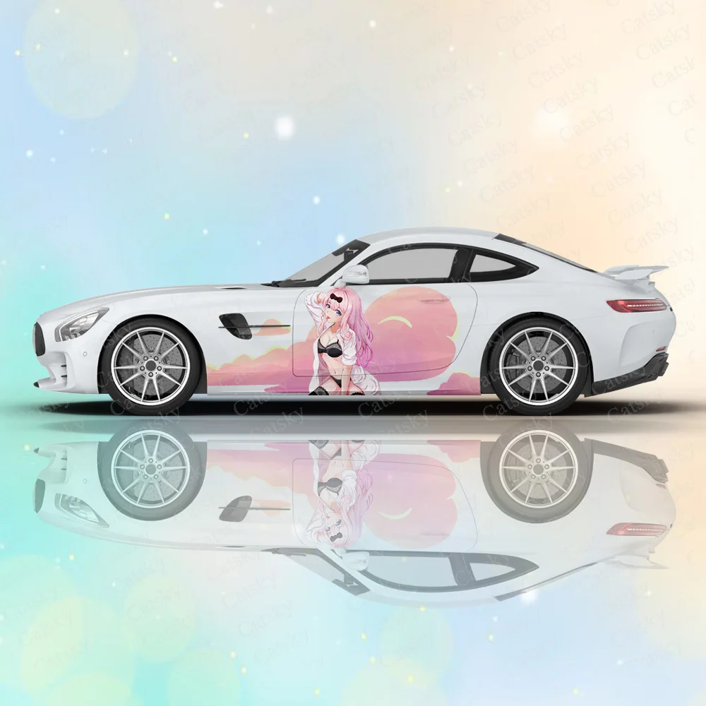 

Kaguya-sama wa Kokurasetai Car Body Sticker Anime Itasha Vinyl Car Side Decal Sticker Car Decor Sticker Car Protective Film