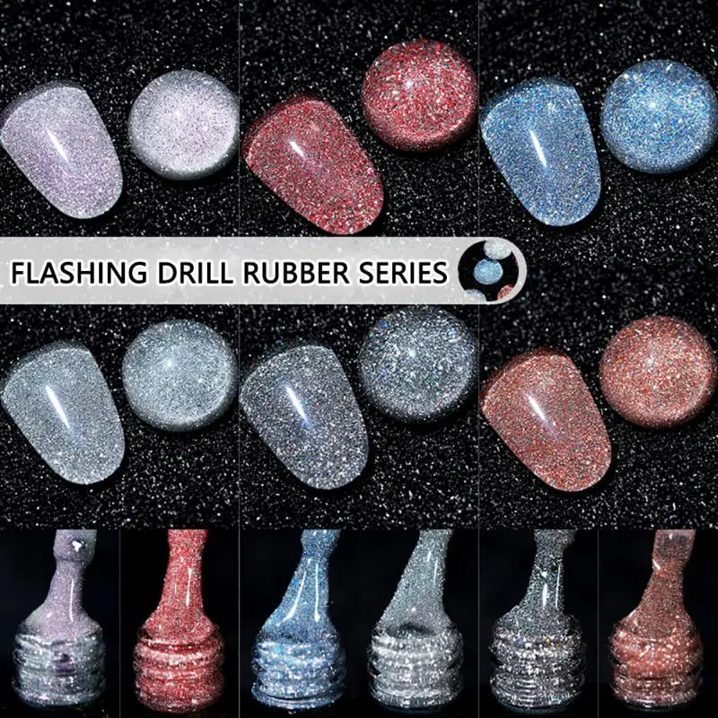 

Мигающая искусственная кожа, искусственная кожа, Полупостоянный лак для ногтей, для маникюра