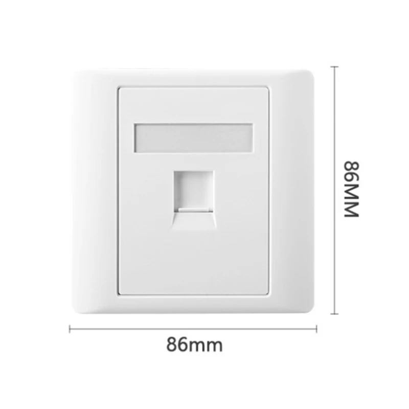 Экономичная однопортовая Двухпортовая сетевая панель 86 информация о шести типах