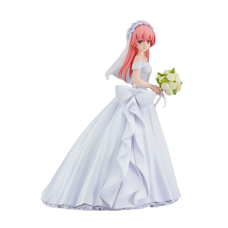 

Original Good Smile GSC POP UP PARADE Fly Me To The Moon Tsukasa Yuzaki Wedding Dress Kawaii Anime Action Figures Toys Gifts