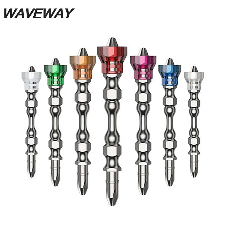 

65mm Screwdriver Bit Set Phillips Double Head PH2 Magnetic Bits 1/4&#39&#39 Hex Shank S2 Steel For Electric Screw Driver