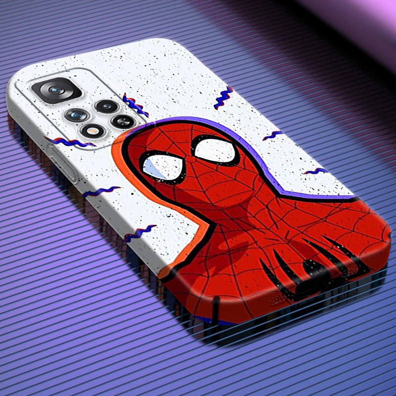 

Hero Spiderman Marvel Anime For Redmi Note 12 11 11T 10 10S Pro Plus 5G K60 K50 K40 K30 9A Feilin Film Hard Phone Case