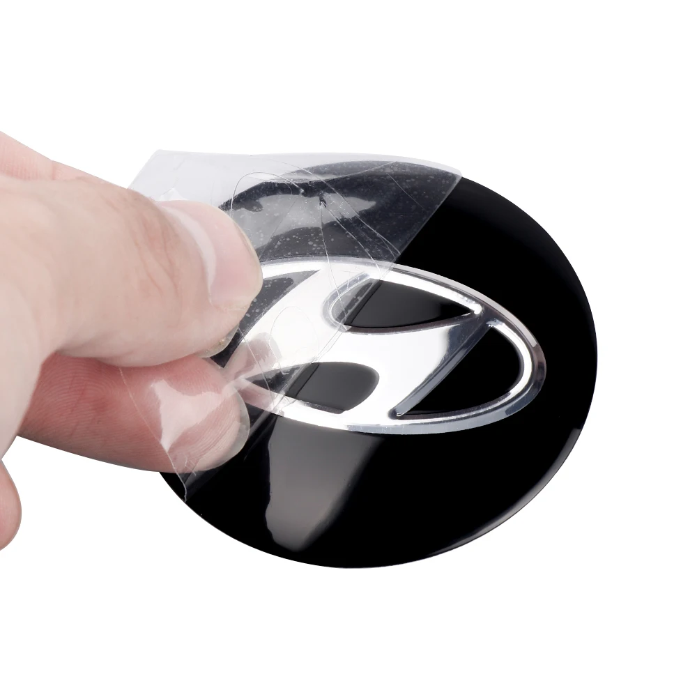 4PCS 56/60MM Car Wheel Center Cap Hub Covers Badge Hubcap Stickers For Hyundai I10 I20 I30 I40 IX20 IX35 Tucson Auto Accessories