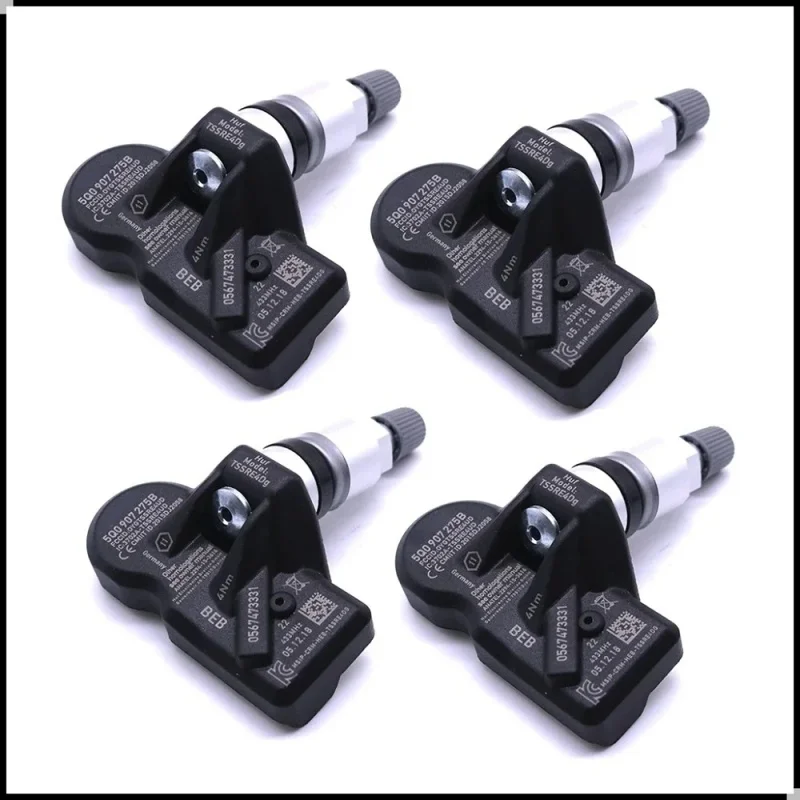 

4 шт., 433 МГц, датчик давления воздуха в шинах Tpms 5Q0907275 5Q0907275B для 2019-2024 Volkswagen Tiguan Allspace Audi Porsche Skoda