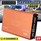 7800 Вт 4-канальный автомобильный домашний аудиоусилитель мощности, Автомобильный цифровой усилитель, автомобильный аудиоусилитель, усилитель для автомобиля, сабвуфер