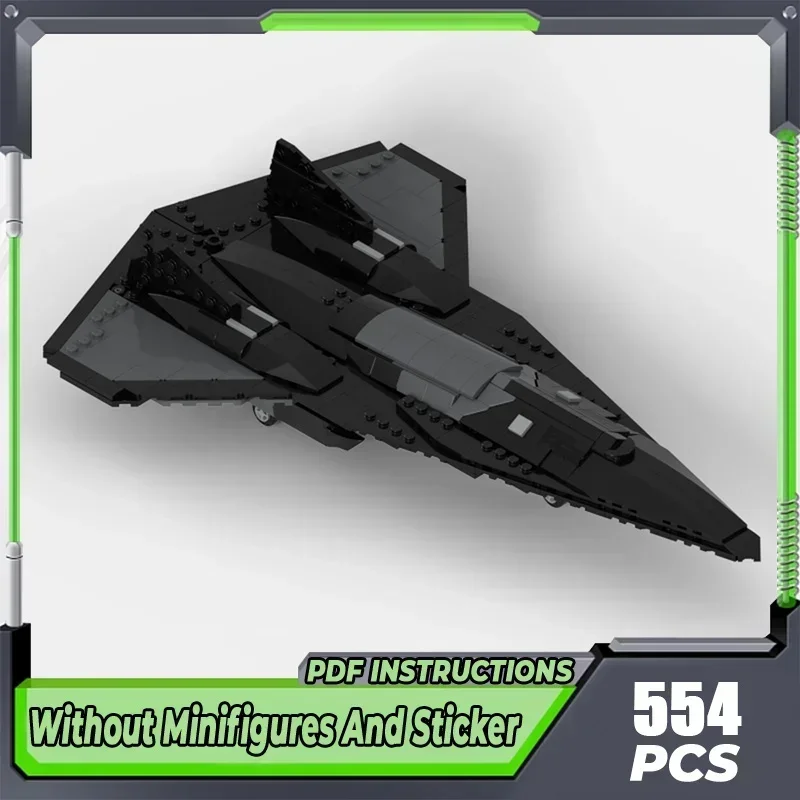 Moc строительный блок военная серия Darkstar гиперсоновый самолет модель технологии