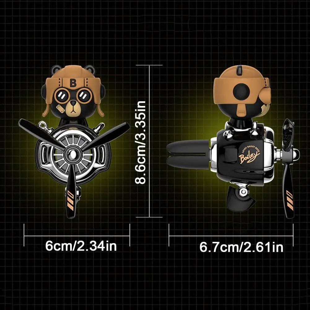 Освежитель воздуха для автомобиля освежитель с вращающимся пропеллером клипсой