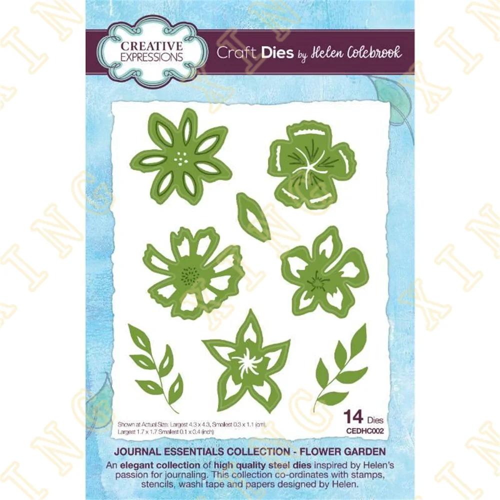 

Flower Garden Metal Cutting Dies Scrapbook Diary Decoration Stencil Embossing Template Diy Greeting Card Handmade New Arrival