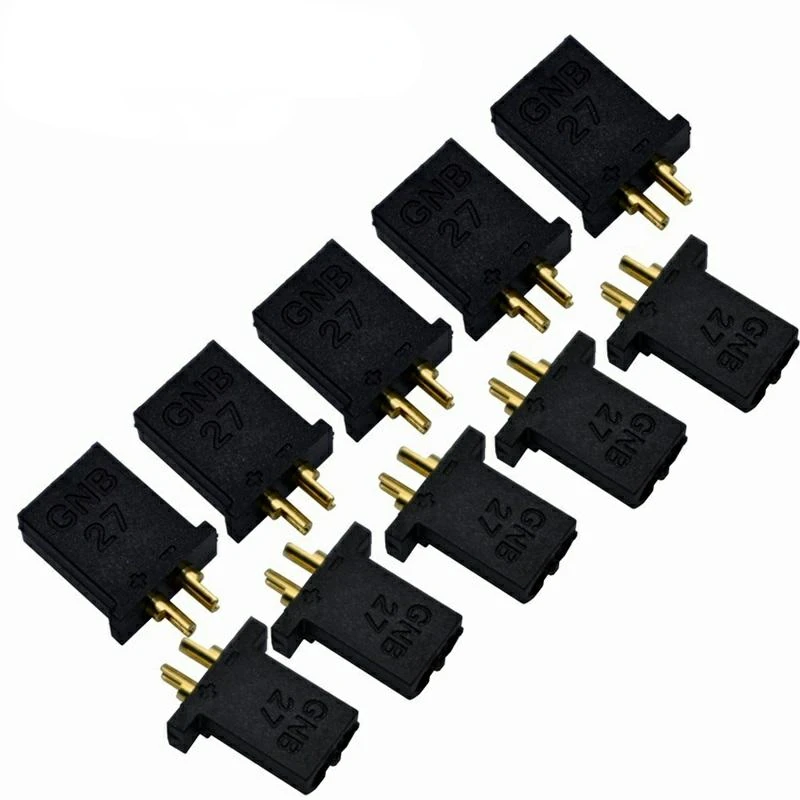

5/10/20/50 Pairs GNB27 Connector Female Male Adapter High Current Plug for RC FPV Models Multicopter Fixed Board DIY Spare Part