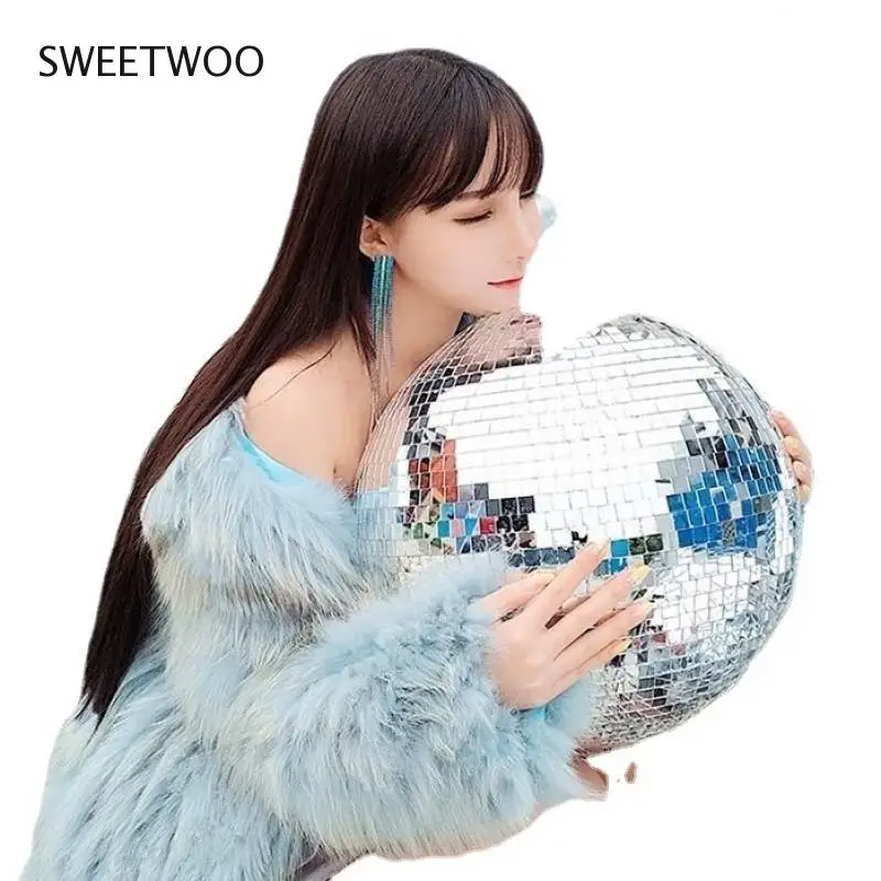 Winter Knitted Furry Faux Fox Fur Coat Chaquetas De Mujer Abrigo Peludo Casaco De Pele Fake Feminino Contracted Slim Tide 2022