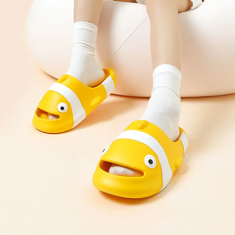 

Сандалии унисекс мягкие в форме рыбок, для дома и ванной