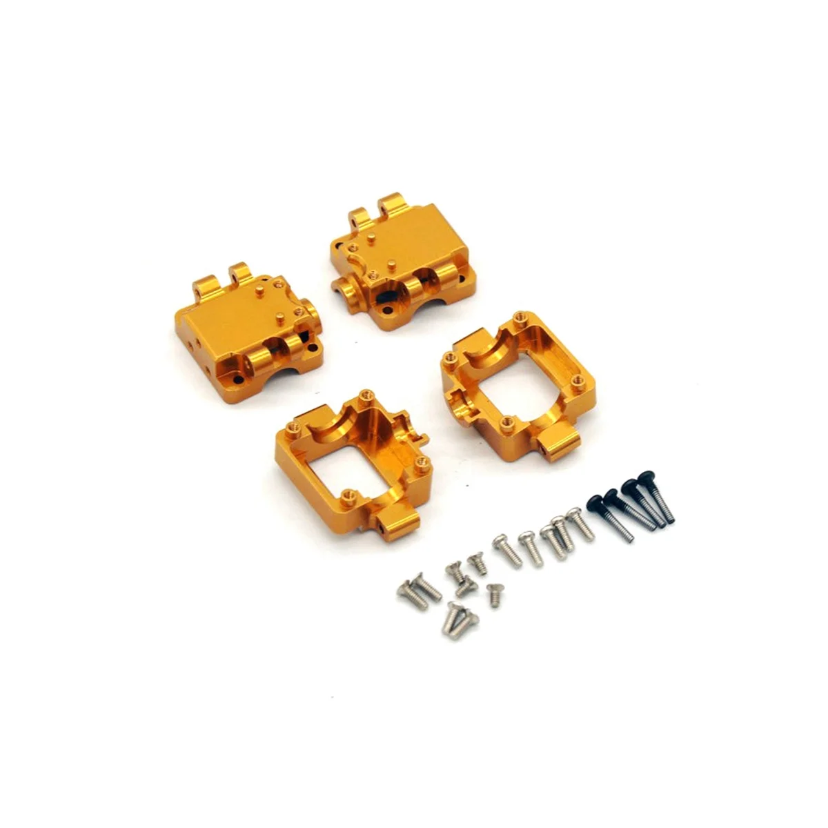 

Для WLtoys 24131 K989 K969 модель автомобиля с дистанционным управлением 1/28 противомоскитная машина Универсальные Металлические обновленные аксессуары коробка передач, золото