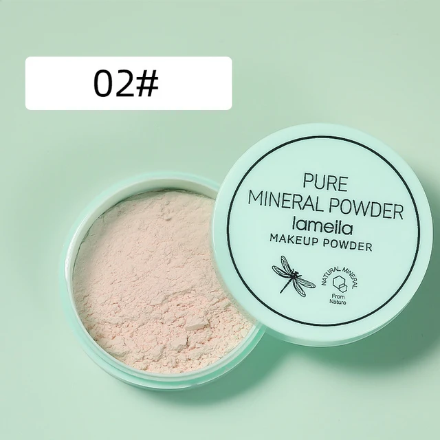 Cosmetics Loose Powder Waterproof Matte Soft Makeup Setting Finish Powder Face Makeup Oil Control Mint Mineral Powder 2