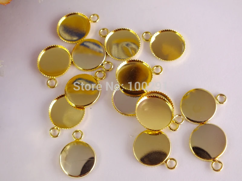 

500 шт., 25 мм, золотистый цвет, приблизительная фотография