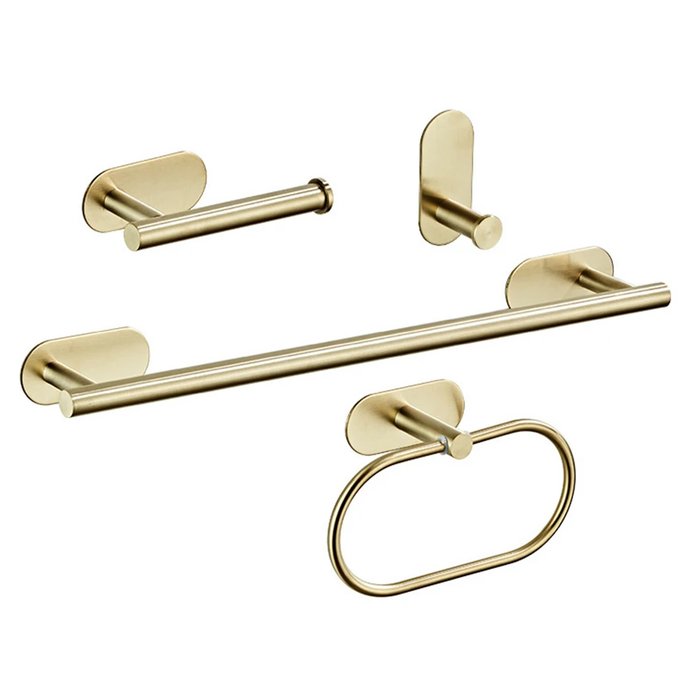 

Настенный держатель для полотенец, держатель для туалетной бумаги, аксессуары для ванной комнаты, полка для хранения туалета, самоклеящаяс...