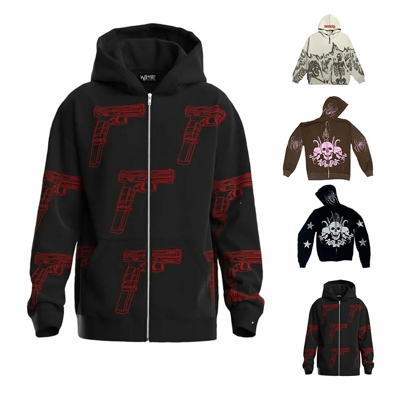 

Y2k Стразы с бриллиантами толстовка с рисунком черепа граффити в рубчик с длинным рукавом гранж пламя Осень Зима японский осень зима зло паут...