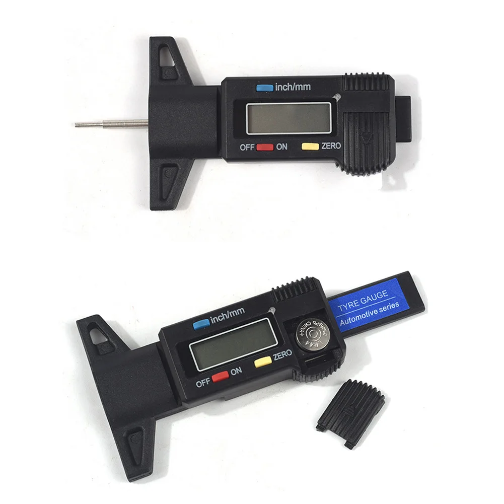 

Auto Car Digital Tire Tread Depth Gauge Measurer Tool Caliper LCD Display Tread Checker Tire Tester For Cars