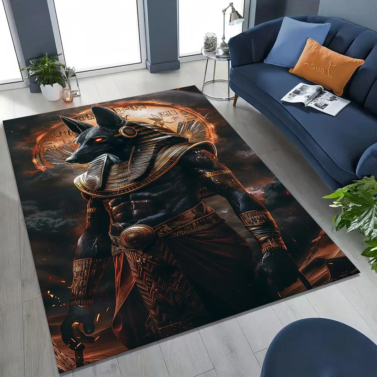 Древний Египетский Бог Мертвый Анубис Фараон Тутанхамон Маска Коврик для Спальни Гостиная Диван Домашний Коврик Декор, Нескользящий Напольный Коврик наталия ивановна басовская удивительный древний мир