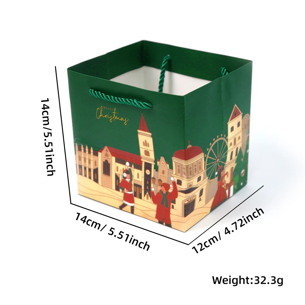 

Рождественская бумажная сумка картон