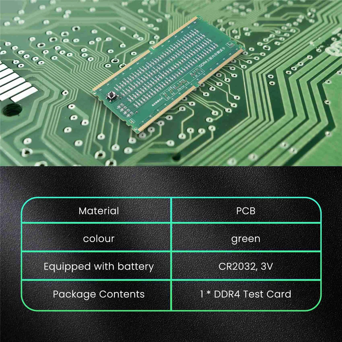 Тестовая карта DDR4 слот для оперативной памяти светодиодный анализатор ремонта