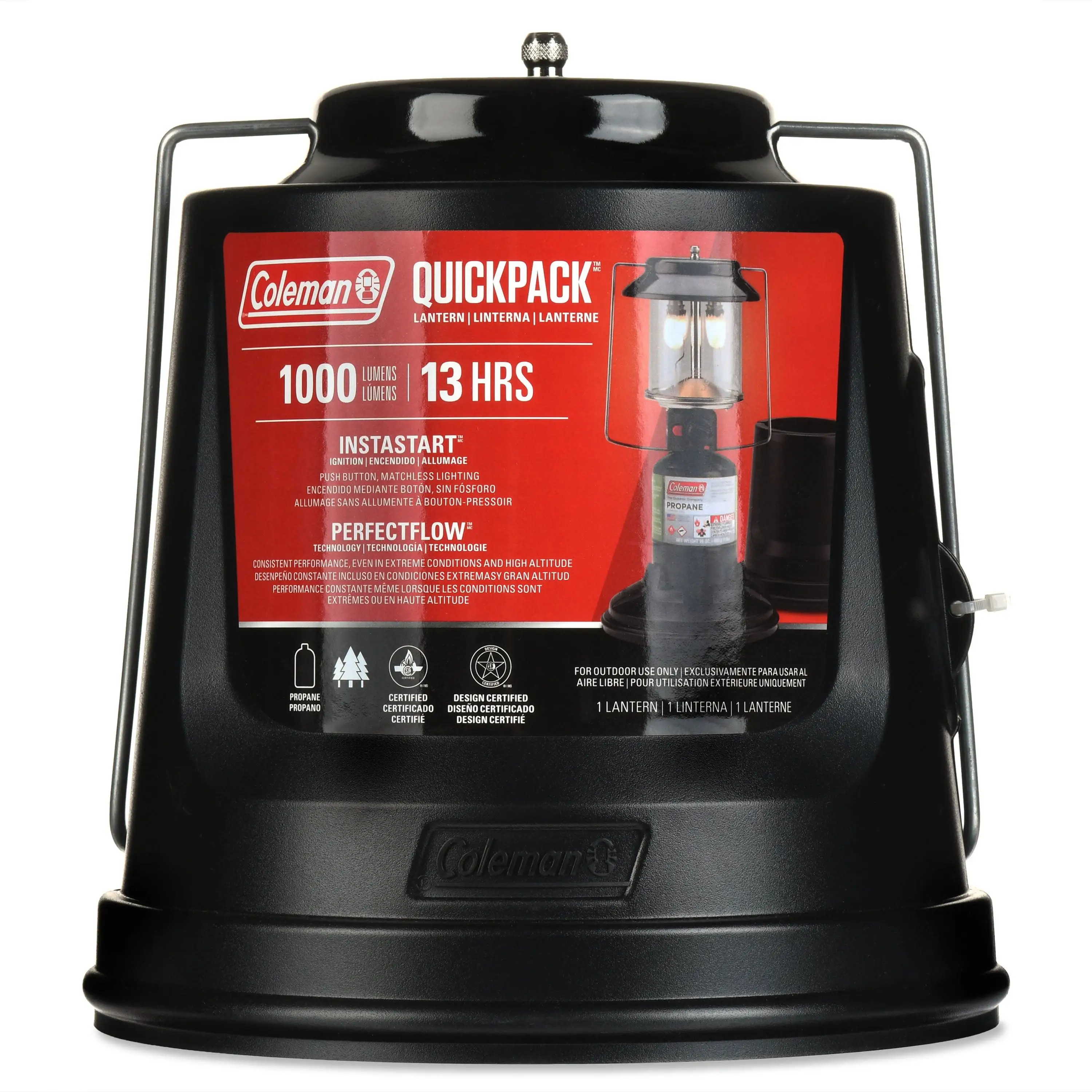 

Coleman 810 Lumen 2-Mantle Quickpack Fuel Lantern With Case