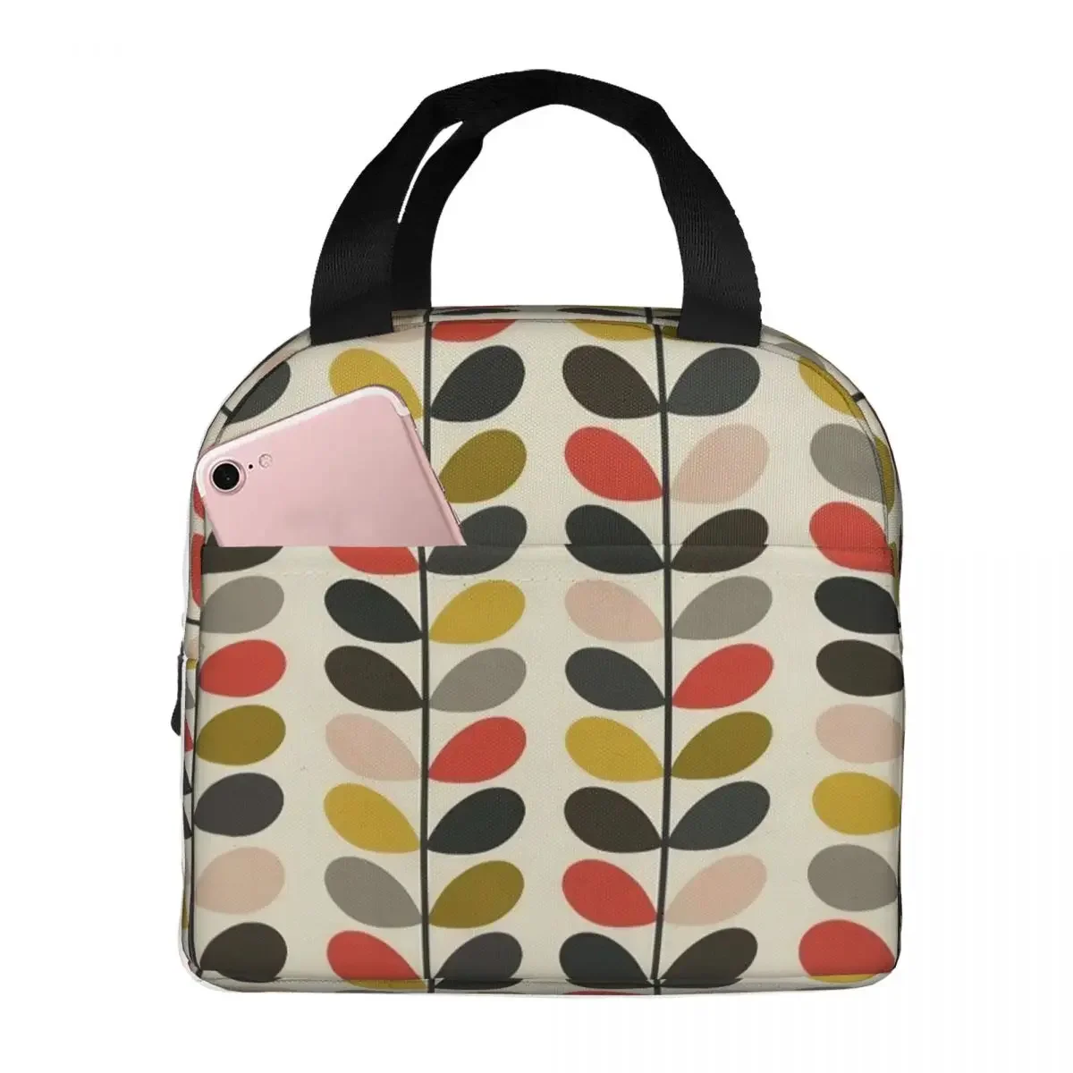 Orla Kiely изолированные сумки для обеда с цветочным принтом сумка-холодильник