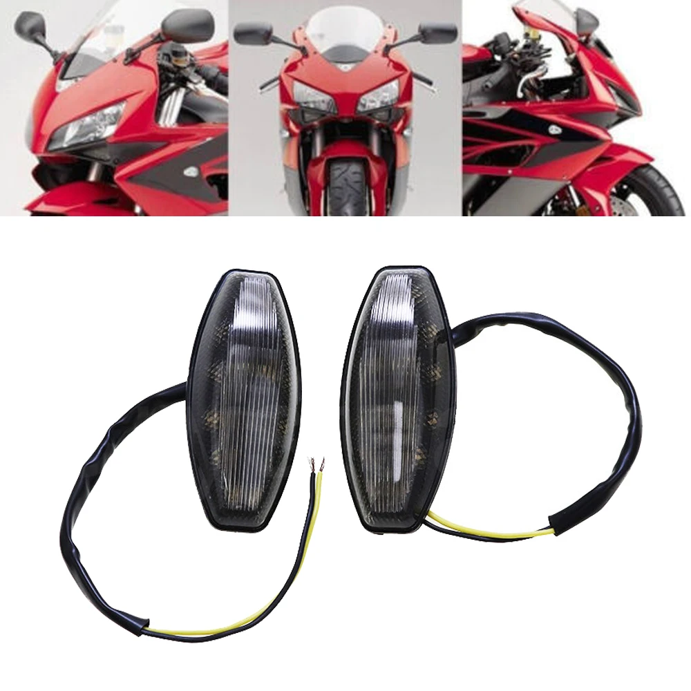 Светодиодный указатель поворота для мотоцикла световой индикатор лампа Yamaha YZFR1