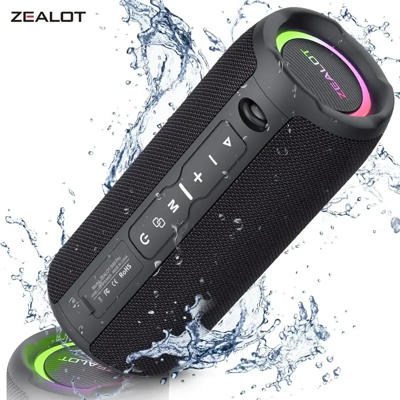 Bluetooth-Колонка ZEALOT S49PRO 20 Вт IPX6 водонепроницаемая