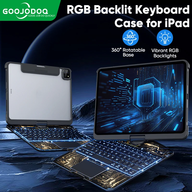 Волшебная Клавиатура Для iPad Air 6 13 Дюймов Pro 11 12 9 Совместимая С Моделями 3-го 4-го 5-го