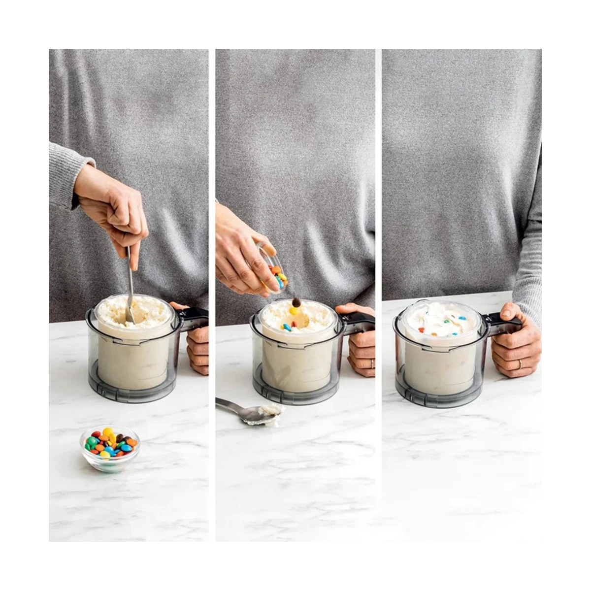 2 упаковки для Ninja XSKPLID2CD совместимы с серии NC299AMZ и NC300S мороженого Makers1 Pint C