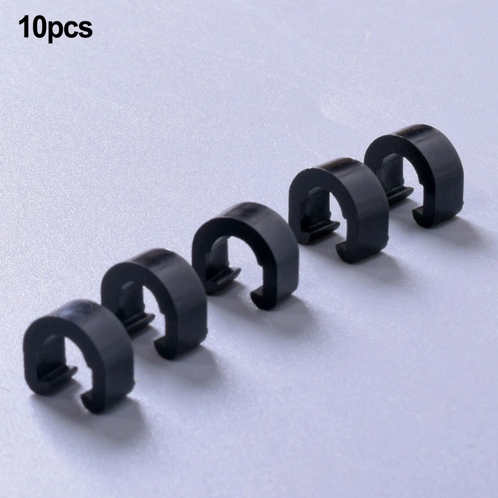 

10x Bicycle C-Buckle Brake Cable Shift Brake Cable Hydraulic Hose Frame Clip C Shape Clips Housing Hose MTB Bike Road Guide