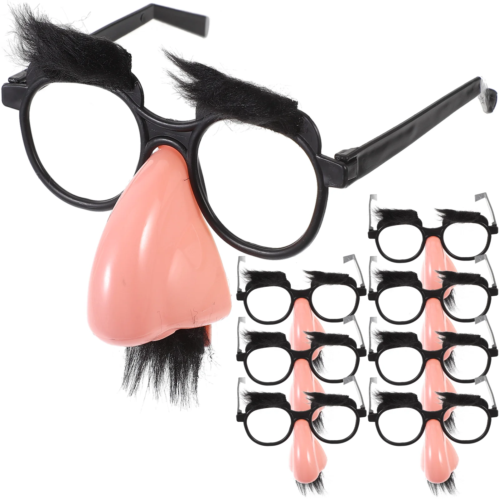 8 шт. черные очки с усами искусственная борода креативные украшения для глаз