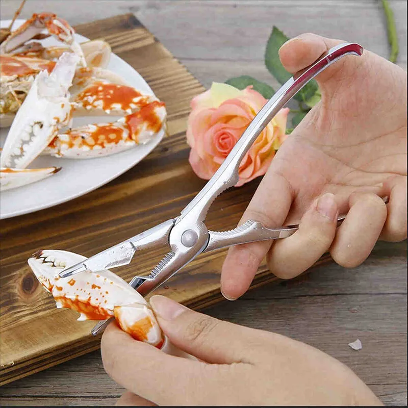 

2Pcs Stainless Steel Seafood Cracker Pick Fork Set For Crab Lobster Kitchen Seafood Eating Gadgets Seafood Crackers Picks