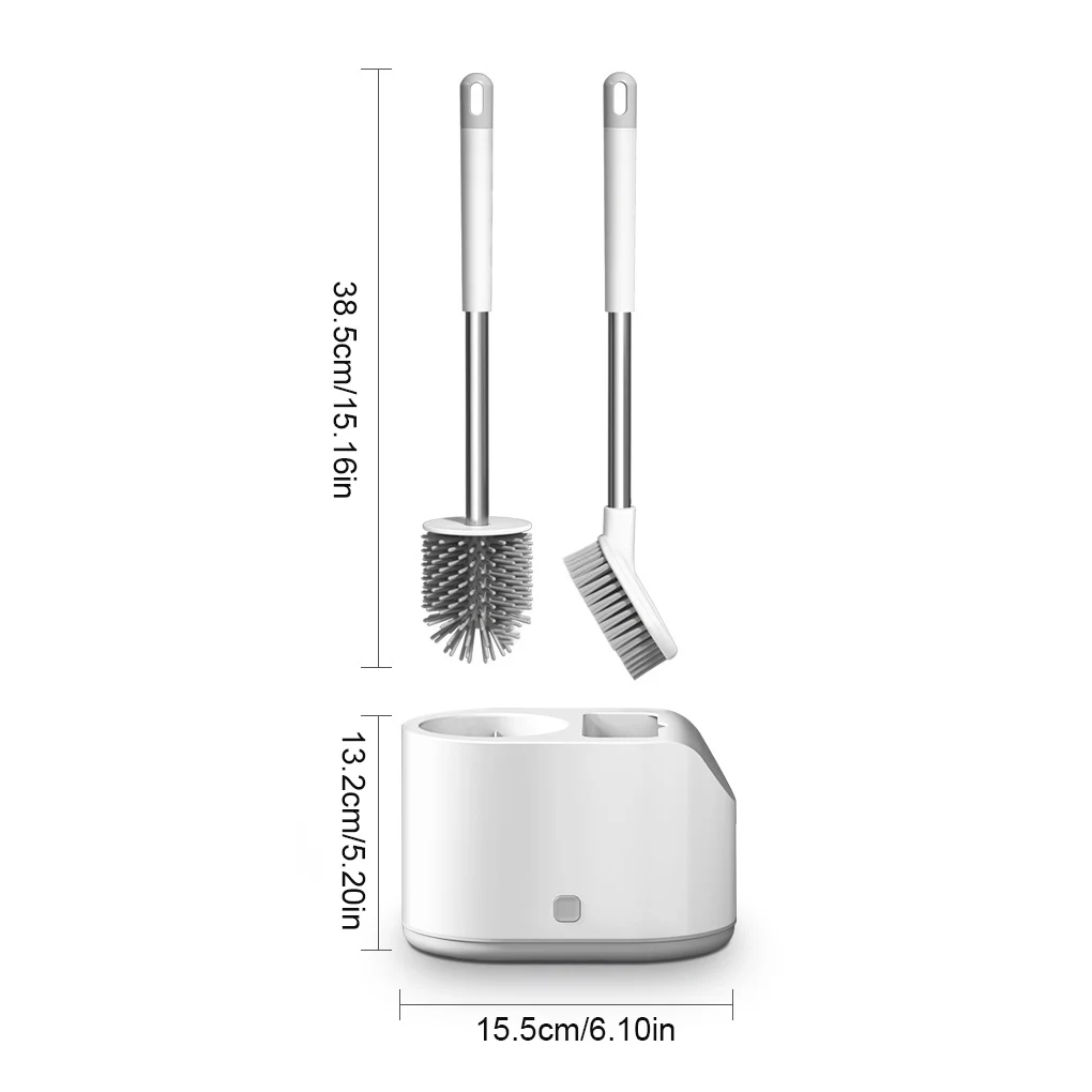 

Щетка для туалета с длинной ручкой, щетка для ванной комнаты, слив, кухонная настенная щетка для чистки, набор аксессуаров для дома и ванной ...